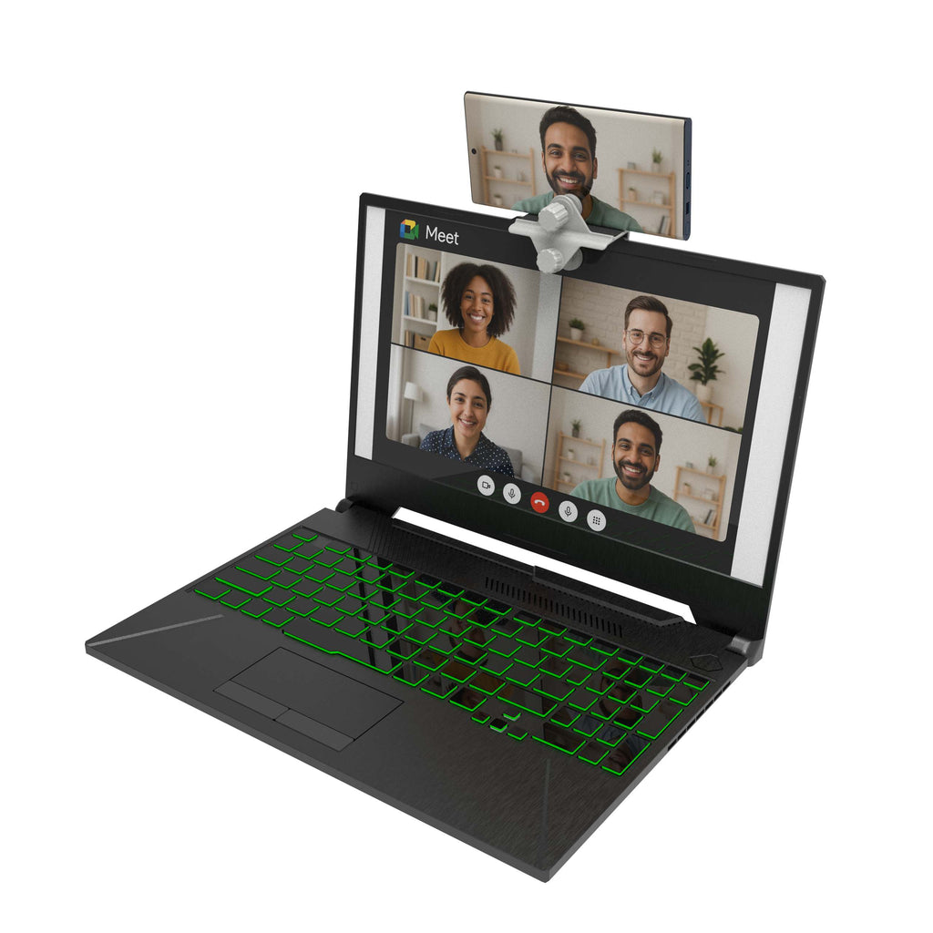Universal Laptop & Desktop Mount for Phones & Tablets- 3D Printed