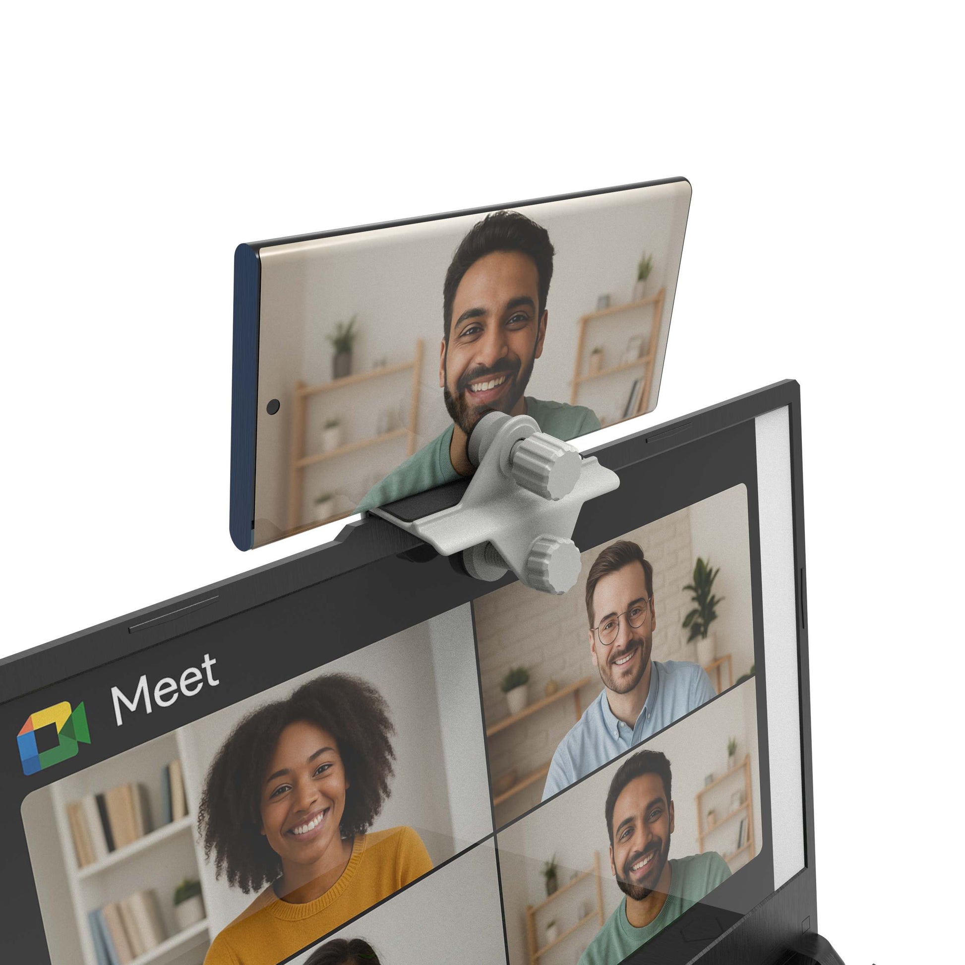 Universal Laptop & Desktop Mount for Phones & Tablets- 3D Printed
