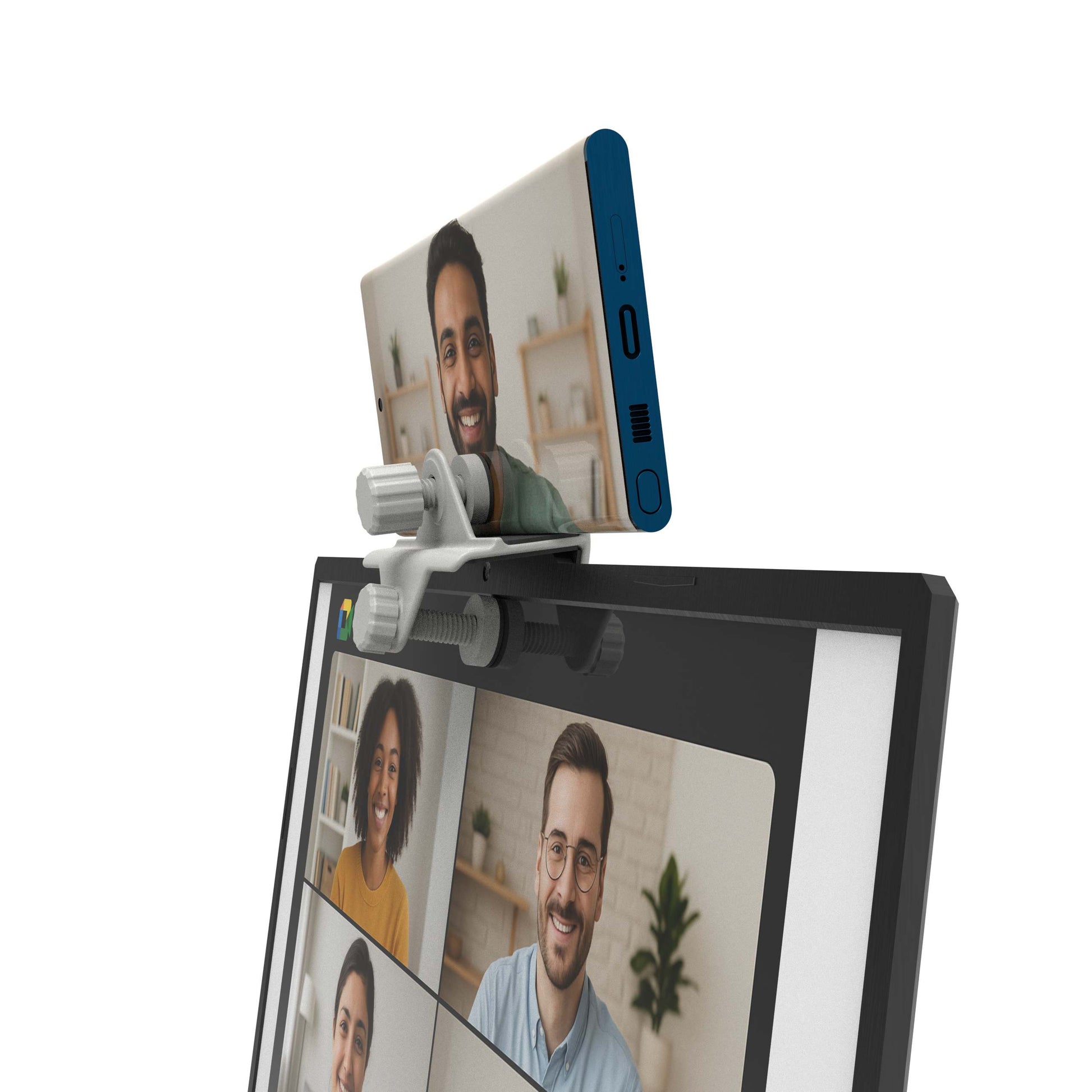 Universal Laptop & Desktop Mount for Phones & Tablets- 3D Printed